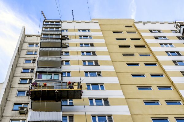 Building Cladding Installation
